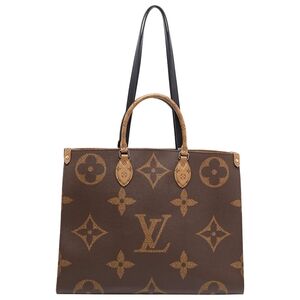 Like NEW! Louis Vuitton OnTheGo LV Reverse Canvas GIANT Monogram GM Microchipped